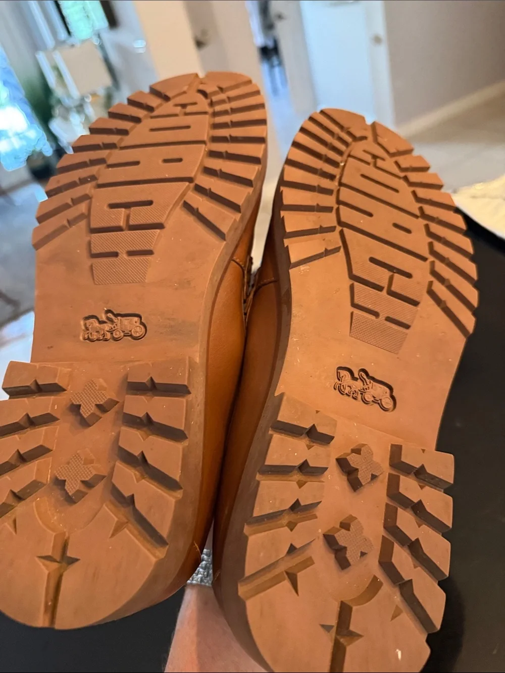 Coach Men’s Brown Signature Canvas & Leather Bit Loafers